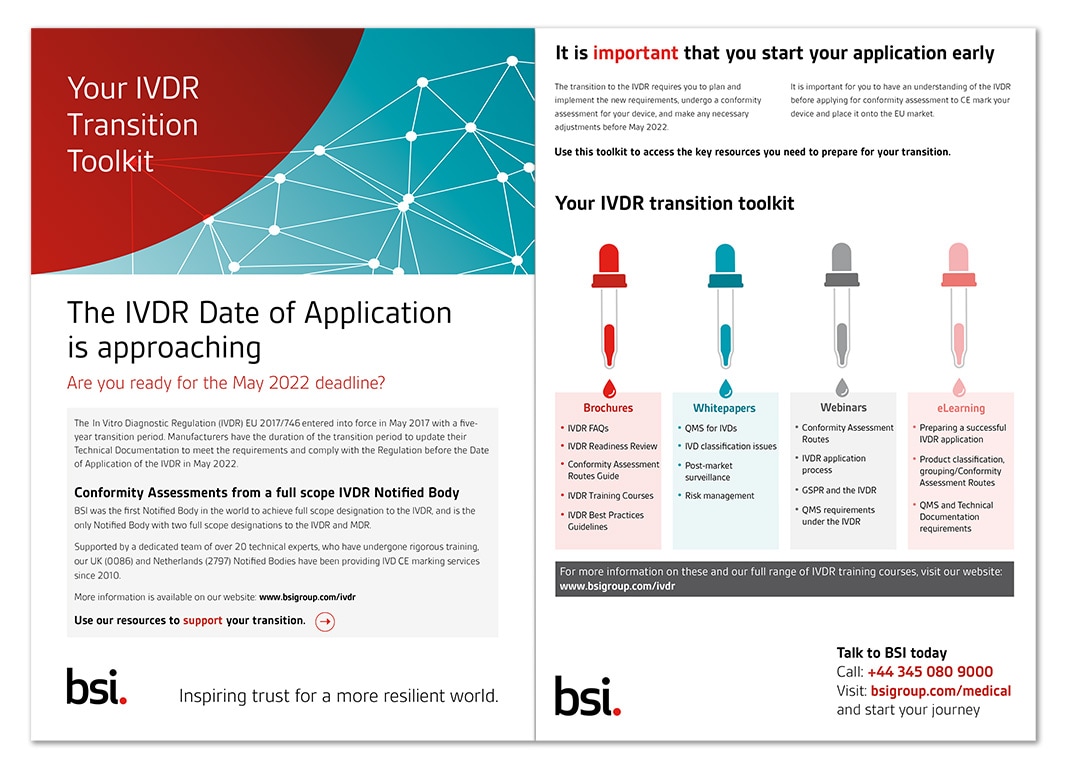 Revision Of The In-Vitro Diagnostic Regulatory Framework | BSI